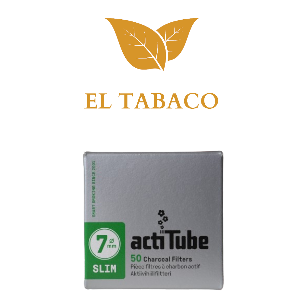 actiTube Charcoal Filters 7mm Slim Filter