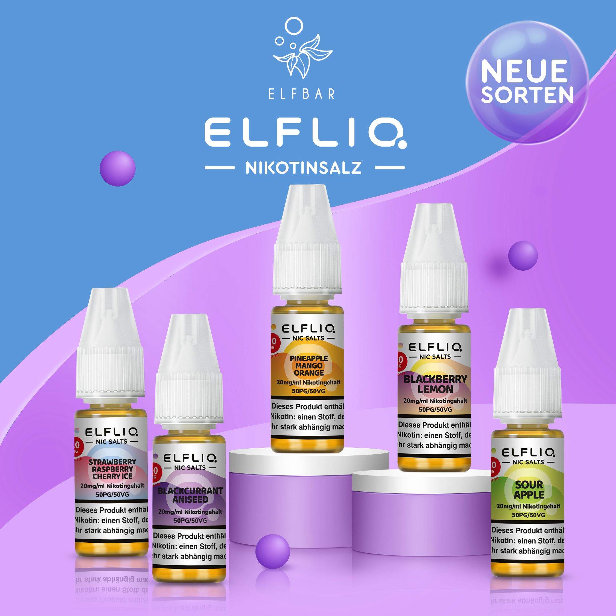 Elfbar ELFLIQ Liquids 10 mg/ml Elfbar ELFLIQ Liquids 10 mg/ml