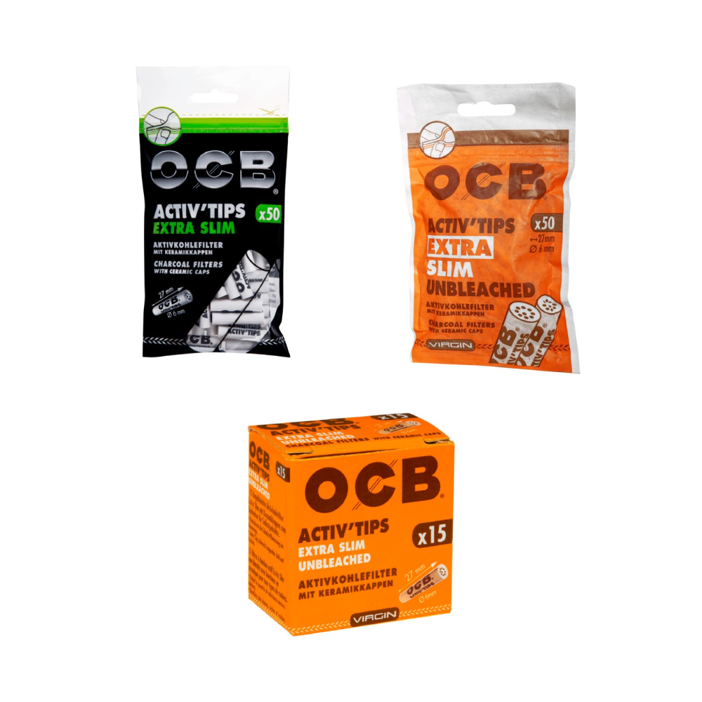 OCB Activ Tips Extra Slim 6mm OCB Activ Tips Extra Slim 6mm