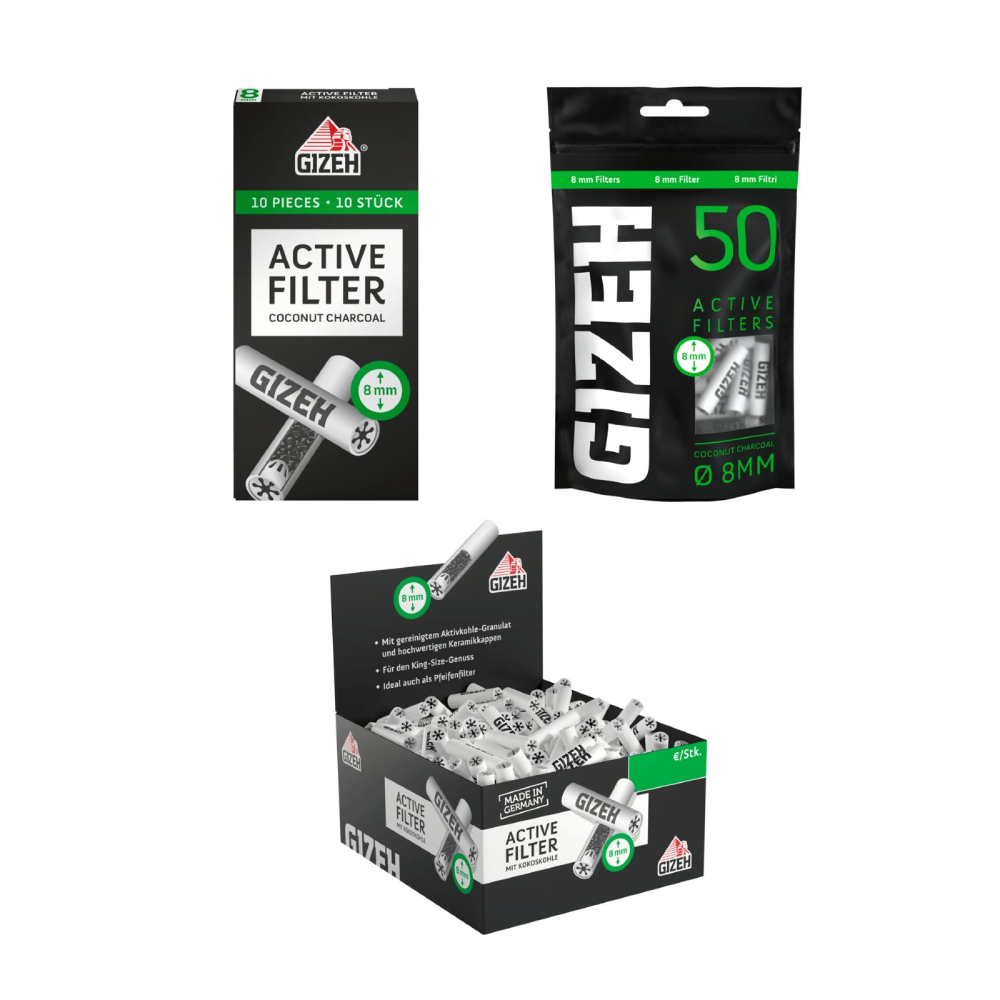 GIZEH Black Active Filter 8mm