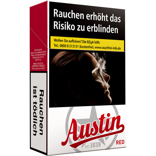 Austin Red Cigarettes L Austin Red Cigarettes L