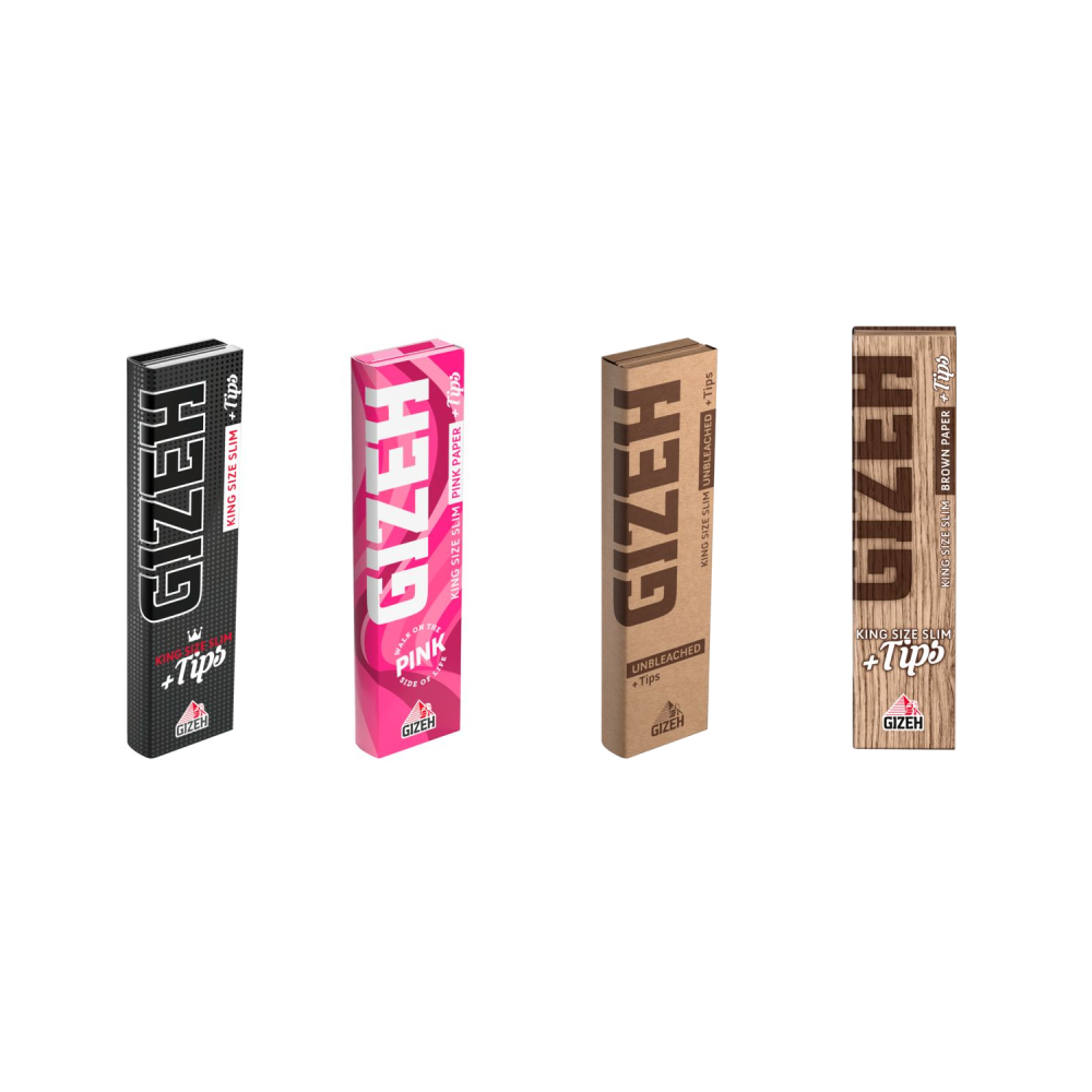 GIZEH King Size Slim Papers + Tips GIZEH King Size Slim Papers + Tips
