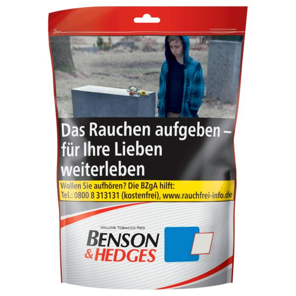 Benson & Hedges Stopf Tabak Red Tüte 125g Benson & Hedges Stopf Tabak Red Tüte 125g