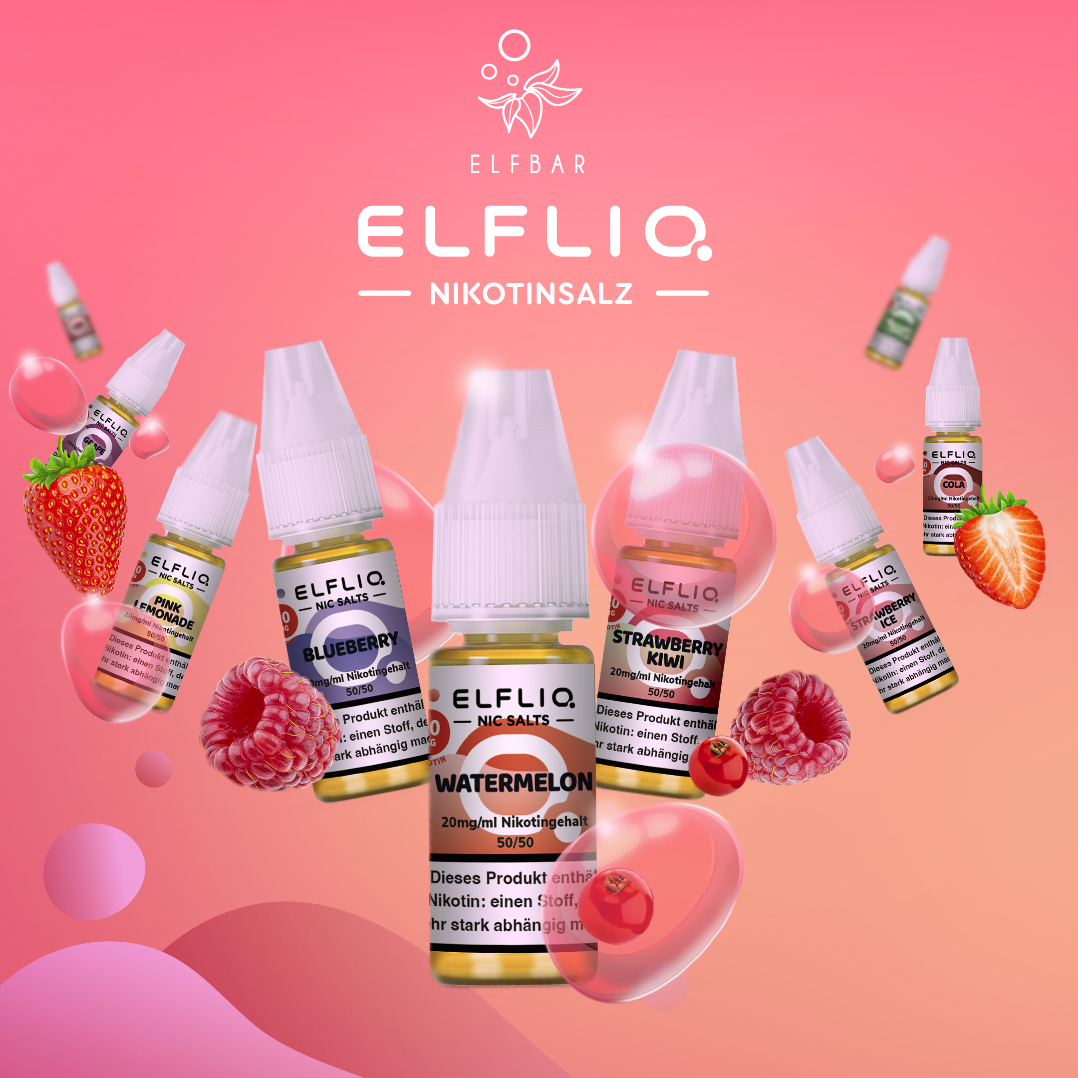 Elfbar ELFLIQ Liquids 20 mg/ml Elfbar ELFLIQ Liquids 20 mg/ml