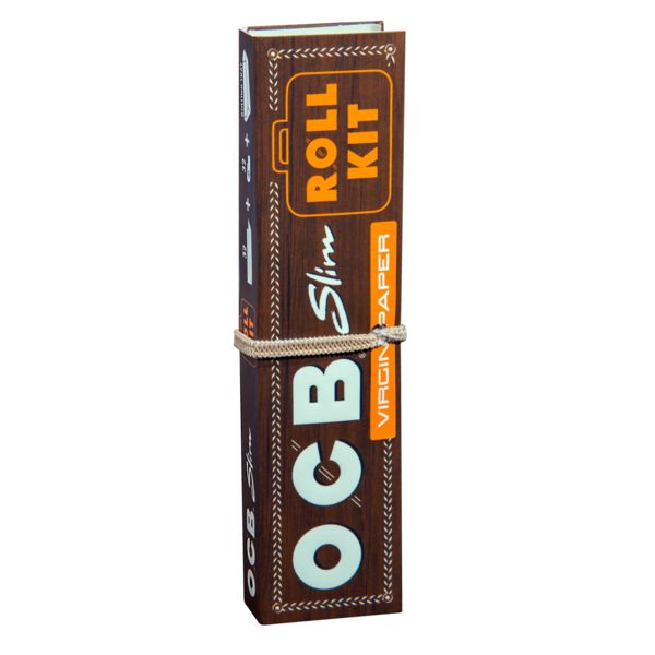 OCB Unbleached Slim Virgin Paper Roll Kit OCB Unbleached Slim Virgin Paper Roll Kit