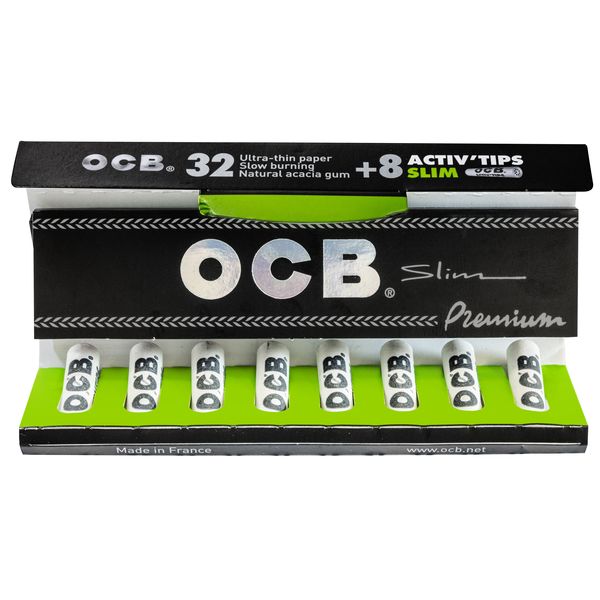 OCB Papers long Slim + Activ Tips