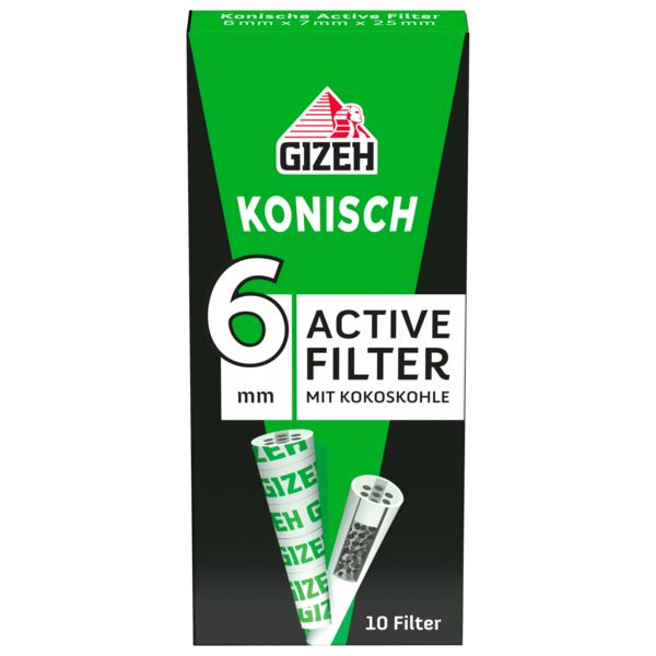 GIZEH Active Filter konisch 6mm