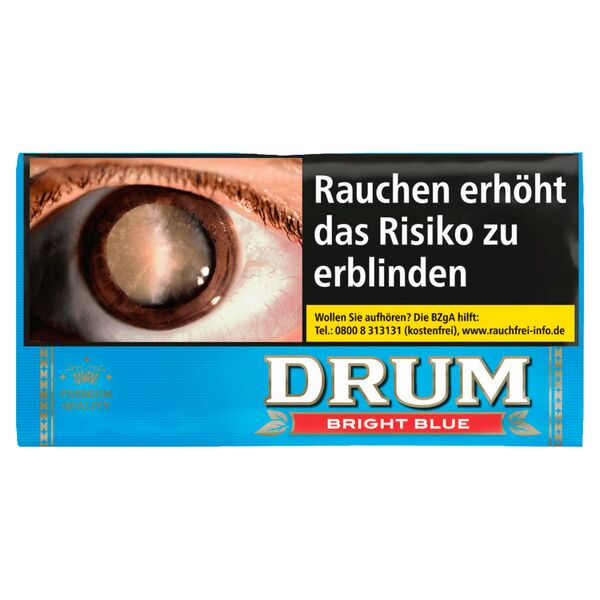 Drum Hellblau Pouch Drehtabak 30g Drum Hellblau Pouch Drehtabak 30g