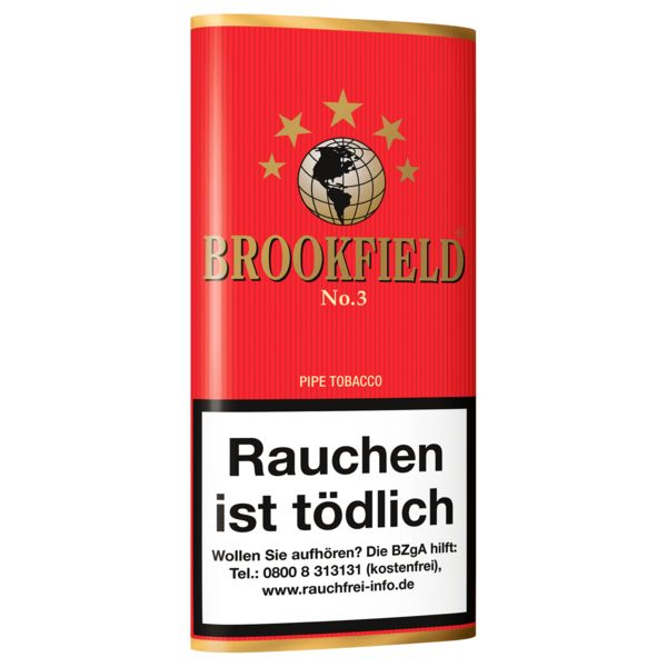 Brookfield No.3 Pfeifentabak 50g Brookfield No.3 Pfeifentabak 50g