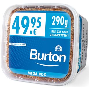 Burton Volumen Tabak Blue Box Stopftabak 290g