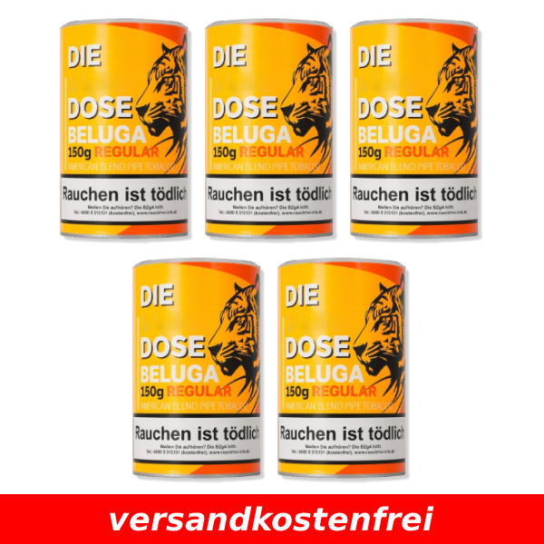 Beluga Regular Pfeifentabak 5x150g Set Beluga Regular Pfeifentabak 5x150g Set